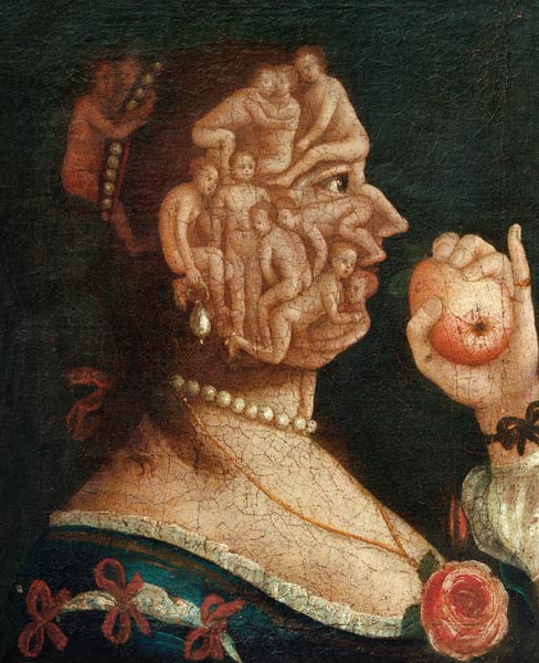 Retrato de Eva de Giuseppe Arcimboldo