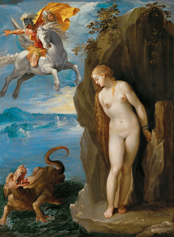 Perseus Rescuing Andromeda de Giuseppe Cesare