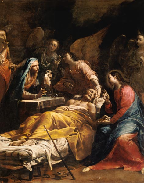 The Death of St. Joseph de Giuseppe Lo Spagnuolo Crespi