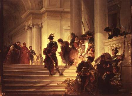 Cesare Borgia leaving the Vatican de Giuseppe-Lorenzo Gatteri