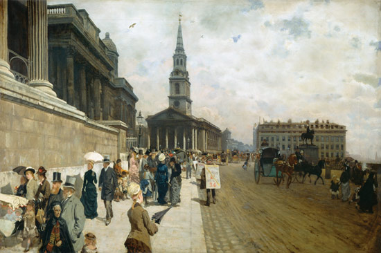 The National Gallery, London de Giuseppe or Joseph de Nittis