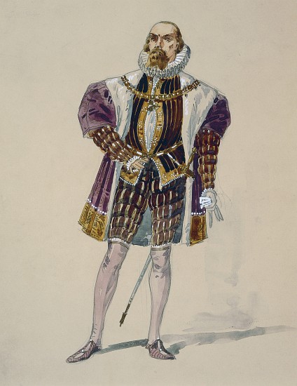 Costume for Alvise in Act III of La Gioconda by Amilcare Ponchielli de Giuseppe Palanti