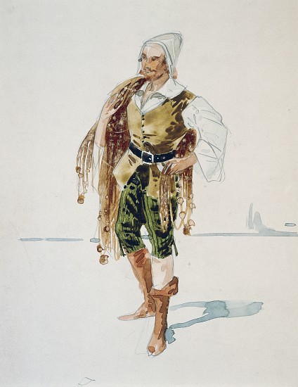 Costume for Barnabas in Act III of La Gioconda by Amilcare Ponchielli de Giuseppe Palanti
