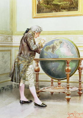 Studying the Globe de Giuseppe Signorini