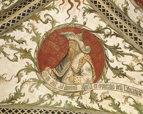 The Prophet Micah, from the Loggia d'Annunciazione, 1451 (fresco) de Giusto d'Allamagna