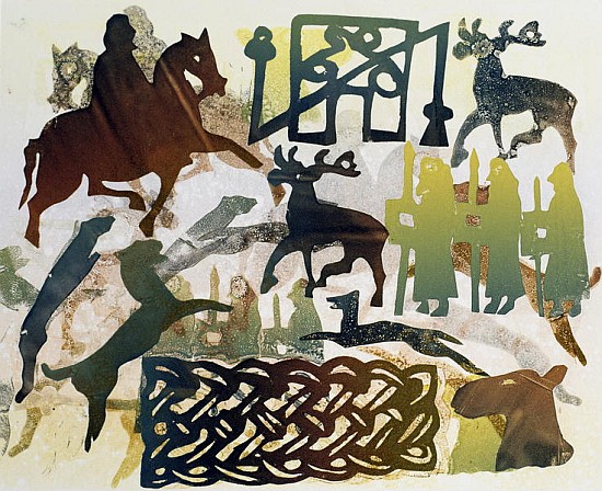 Ancient Travellers, 1995 (monotype)  de Gloria  Wallington