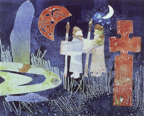 Midsummer Night, 1994 (monotype)  de Gloria  Wallington