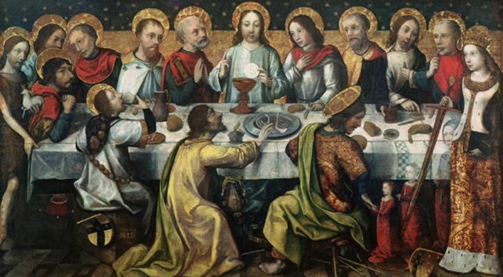 The Last Supper, 1482 (oil on panel) de Godefroy