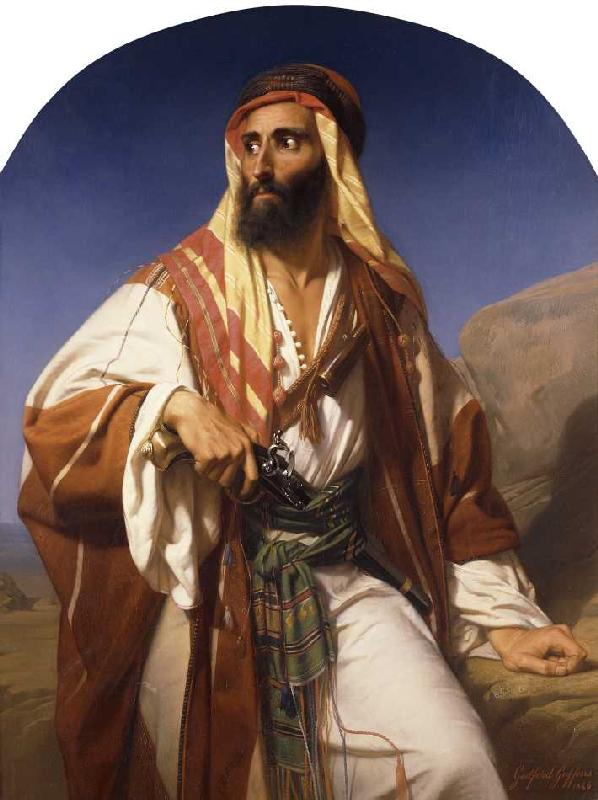 Ein beduinischer Stammesfürst de Godfried Guffens