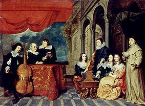 The family James van Eyck. de Gonzales Coques