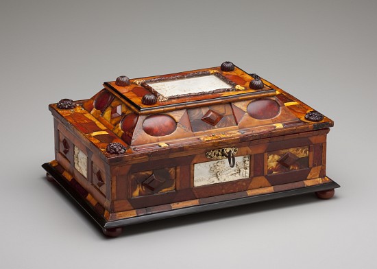 Courtly amber casket de Gottfried Wolffram