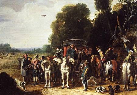 A Hunting Party  (pair with 59985) de Govaert Jansz