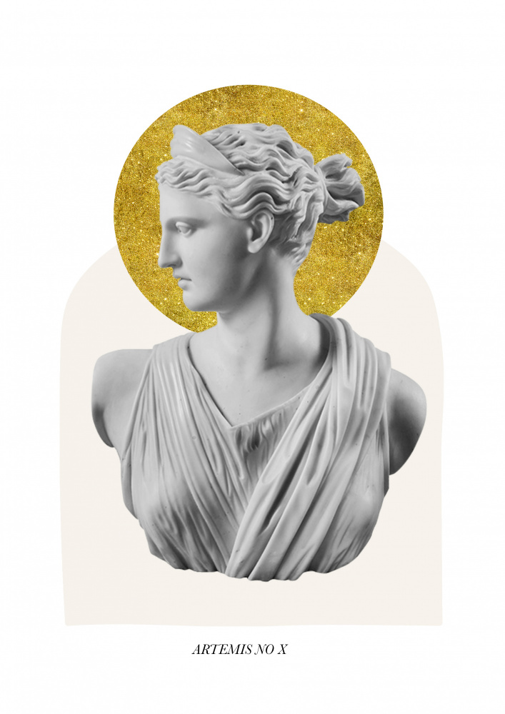 Gold Artemis Goddess de Grace Digital Art Co