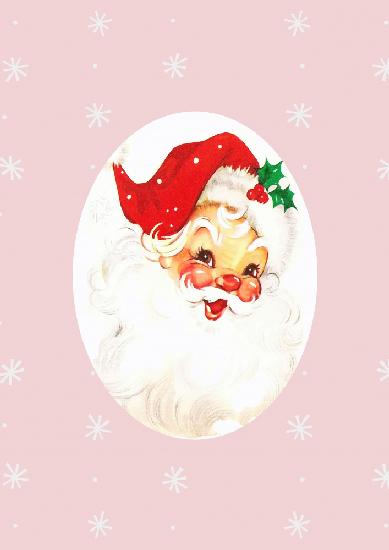 Pink Santa Claus Father Christmas