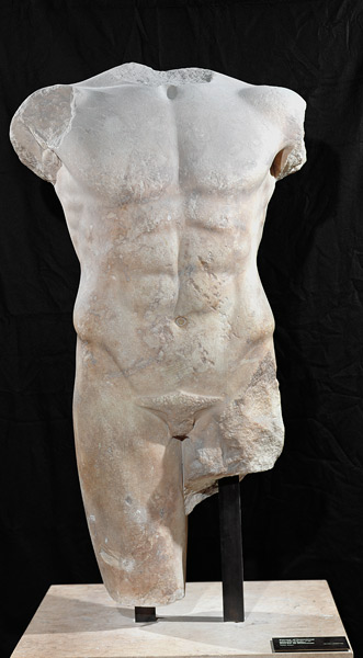 Male torso from Miletus de Greek