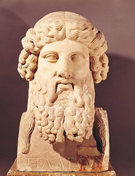 Bust of Plato (c.428-c.348 BC) de Greek