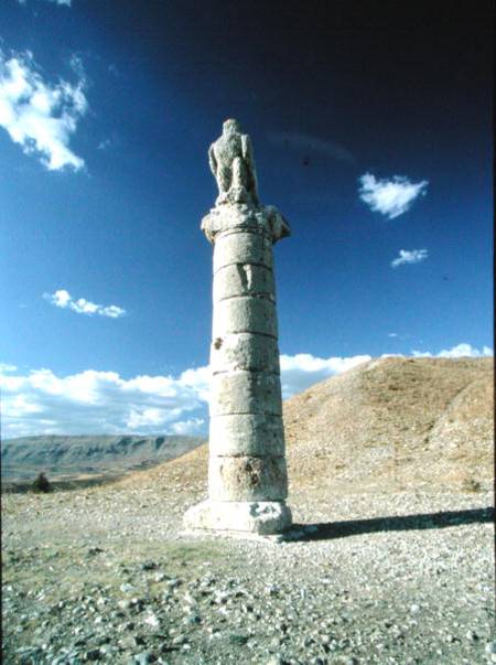 Column with an eagle (photo) de Greek