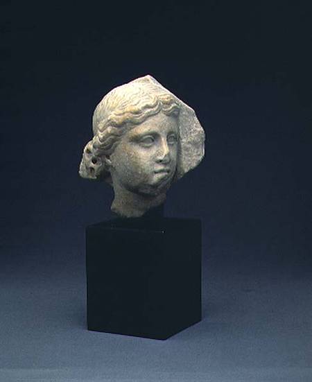 Head of a woman from a funerary reliefClassical Period de Greek