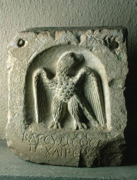 Tombstone with the figure of an eagle de Greek