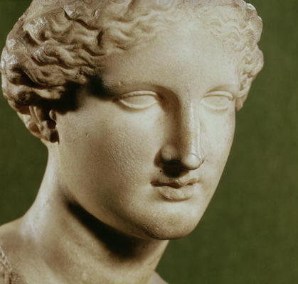Head of Artemis (marble) de Greek 2nd century BC