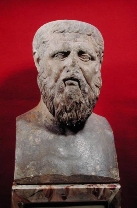 Bust of Plato (c.427-347 BC) copy of a 4th century BC original de Greek School