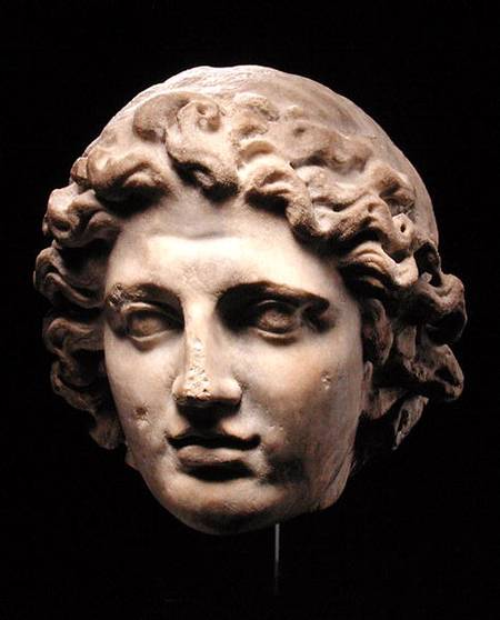 Colossal Head of Alexander the Great (356-323 BC) de Greek School