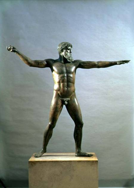 Statue of Poseidon de Greek School