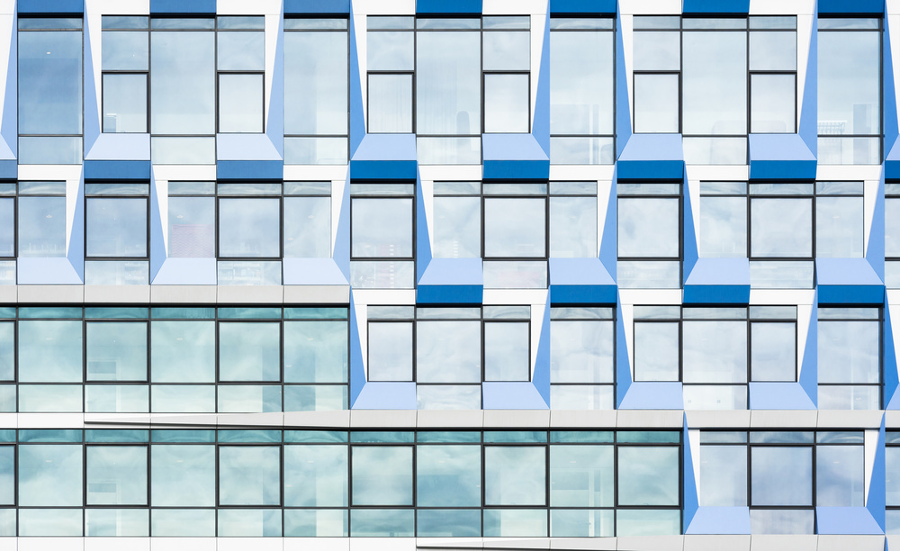Blue multiple windows de Greetje Van Son
