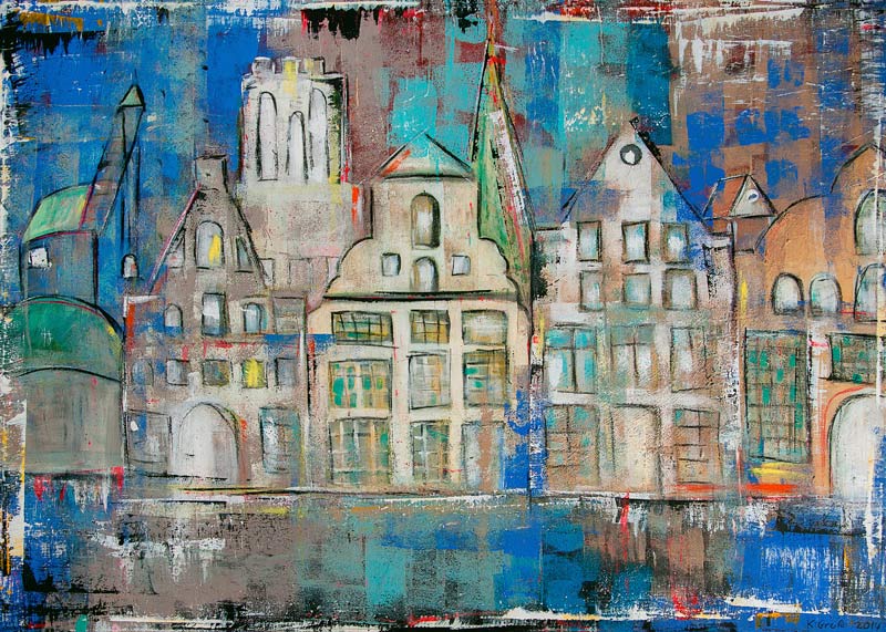 Salzstadt blau de Karin Greife