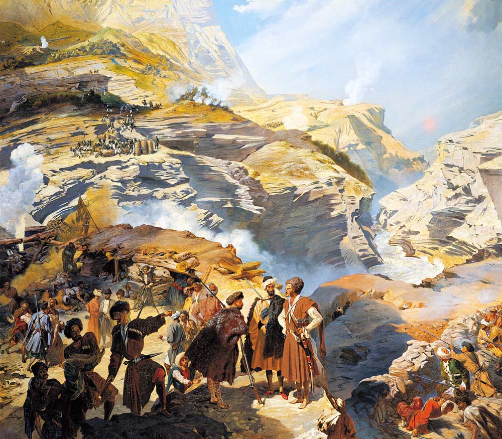 The Russo-Circassian Battle of Akhatla on May 8, 1841 de Grigori Grigorevich Gagarin