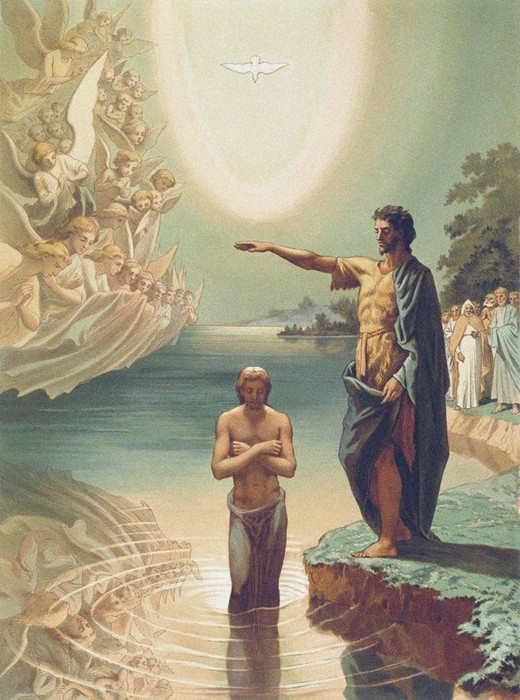 The Baptism of Christ de Grigori Grigorevich Gagarin
