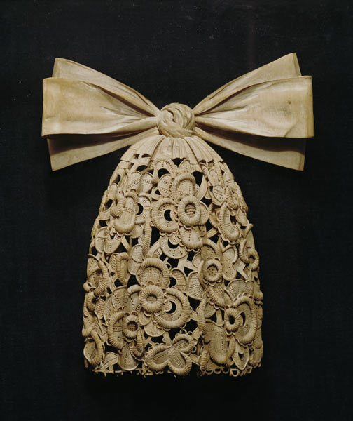 Woodcarving of a cravat de Grinling Gibbons