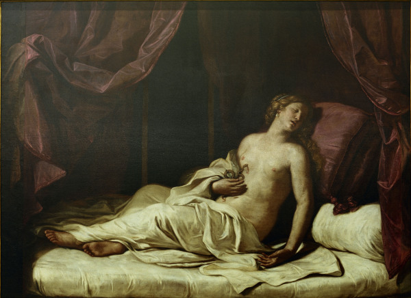 Death of Cleopatra /Ptg.by Guercino/ C17 de Guercino (eigentl. Giovanni Francesco Barbieri)