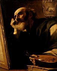 The evangelist Lukas. de Guercino (eigentl. Giovanni Francesco Barbieri)