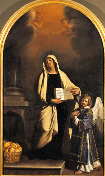 Guercino / St.Francesca Romana / 1756 de Guercino (eigentl. Giovanni Francesco Barbieri)
