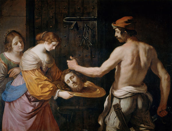 Guercino, Salome empfängt Haupt Johannes de Guercino (eigentl. Giovanni Francesco Barbieri)