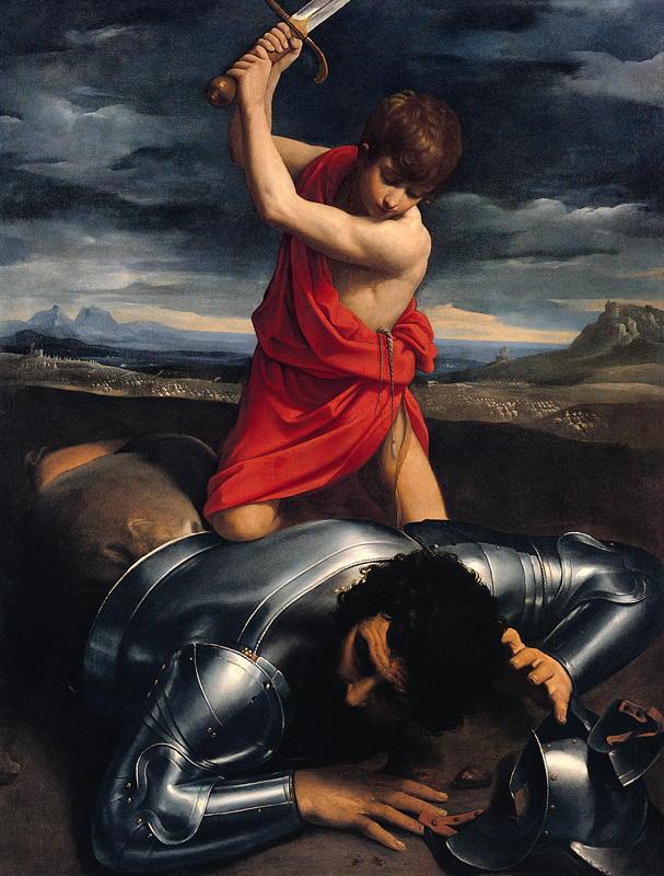 David y Goliat  de Guido Reni