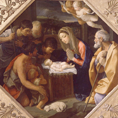 Die Anbetung des Christkindes durch die Hirten de Guido Reni