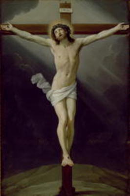 Christ on the Cross (oil on canvas) de Guido Reni
