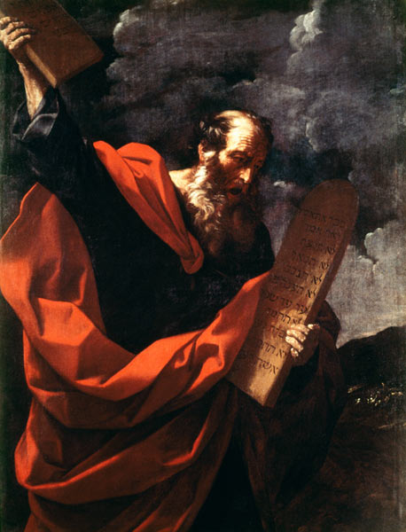 Moses with the Tablets of the Law de Guido Reni