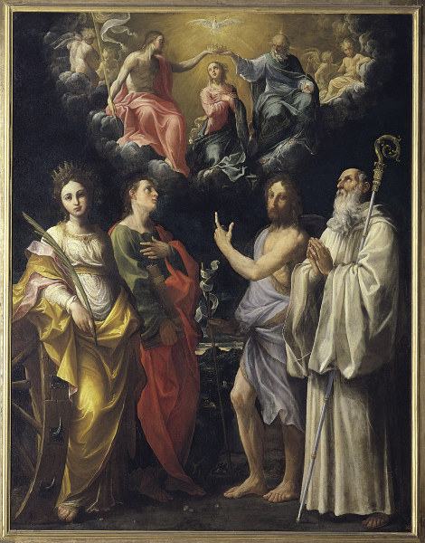 Reni / Coronation of Mary / c.1595 de Guido Reni