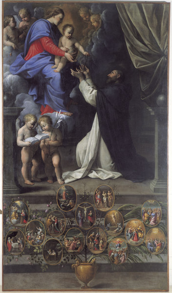 Reni / Madonna of the Rosary / c.1596 de Guido Reni