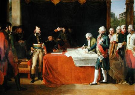 Preliminaries of the Peace Signed at Leoben, 17th April 1797 de Guillaume Lethière