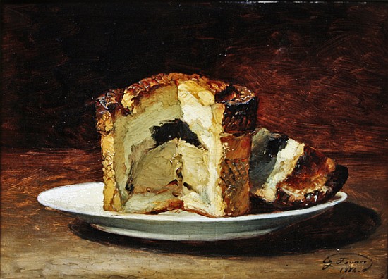 Still life of pie de Guillaume Romain Fouace