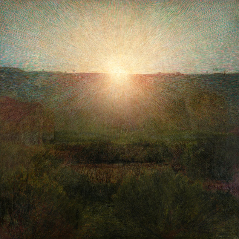 The Sun (Rising Sun) 1904 de Giuseppe Pellizza da Volpedo
