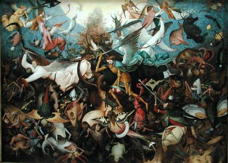 The Fall of the Rebel Angels de Giuseppe Pellizza da Volpedo