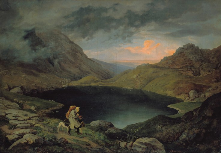 Lake in the Riesengebirge de Gustav Richter