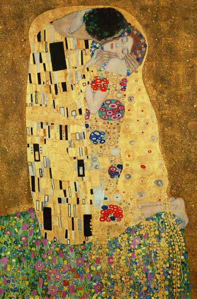 El Beso - Detalle de Gustav Klimt