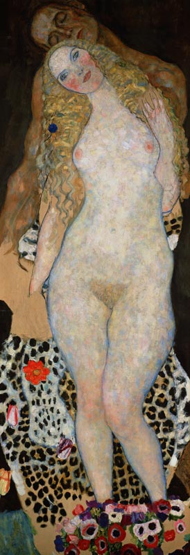 Adán y Eva de Gustav Klimt