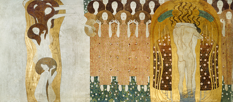 Friso de Beethoven: Arte de poesía y genio también de Gustav Klimt